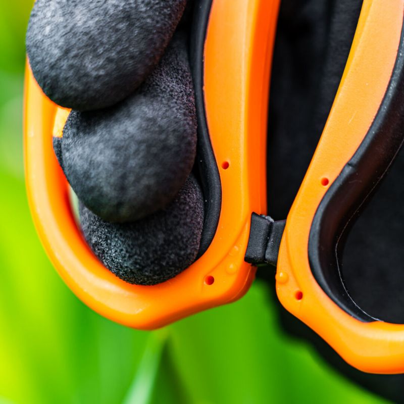 NEO TOOLS arbejds handsker i polyester med nitrilbelægning, str. 9, flerfarvet, 1 par