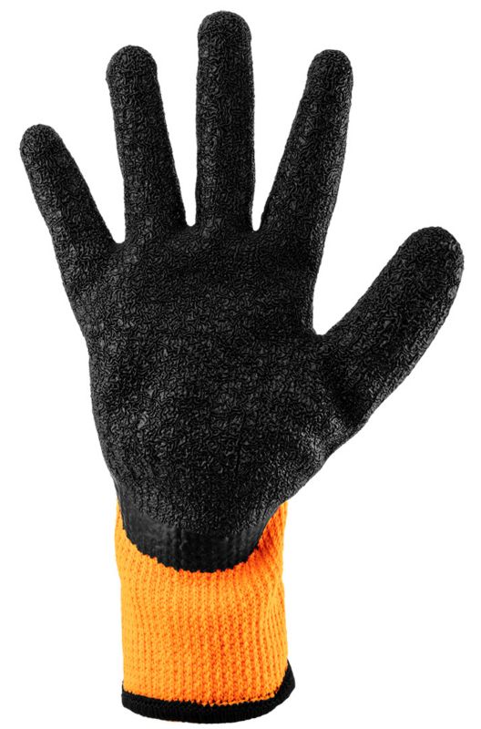 Arbejdshandsker NEO TOOLS polyester belagt med latex str. 10 orange 1 par