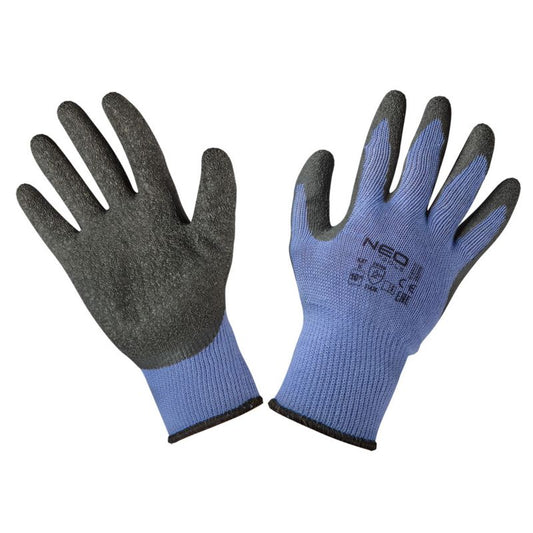 NEO TOOLS arbejdshandsker i polyester med bomuldsblanding, str. 10, flerfarvet, 1 par