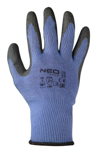 NEO TOOLS arbejdshandsker i polyester med bomuldsblanding, str. 10, flerfarvet, 1 par
