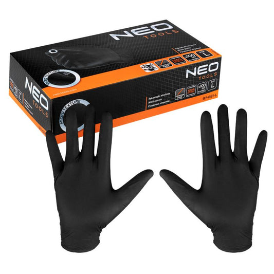 NEO TOOLS nitrilhandsker nitril str. L sorte 1 par