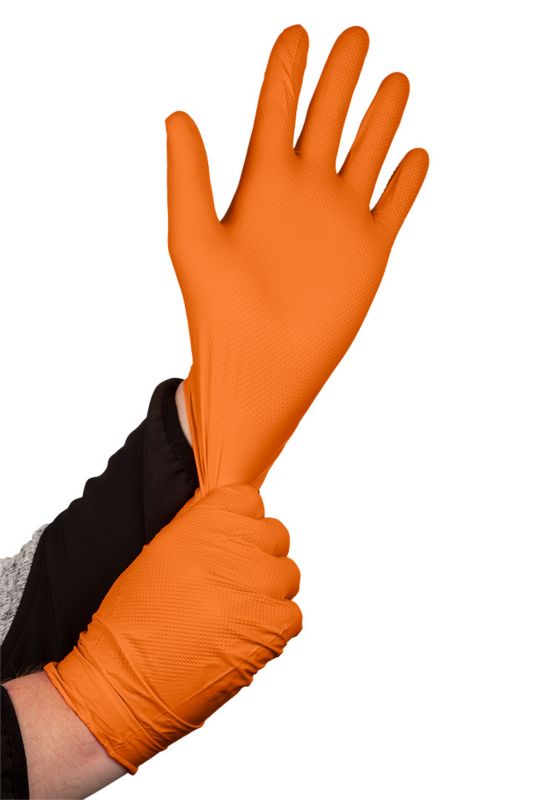 NEO TOOLS nitrilhandsker nitril str. M orange 1 par
