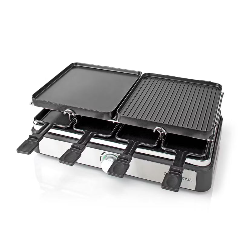 Raclette Grill 18300101 1400W 8 Personer 42x23 cm