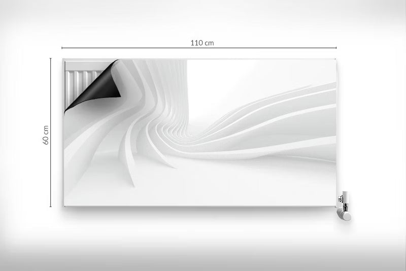 Radiatorskjuler Magnet 110x60 cm Geometriske Bølger