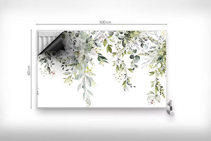Radiatorskjuler Magnetisk 100x60 cm Akvarel Planter