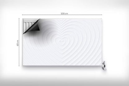 Radiatorskjuler Magnetisk 100x60 cm Hjerter