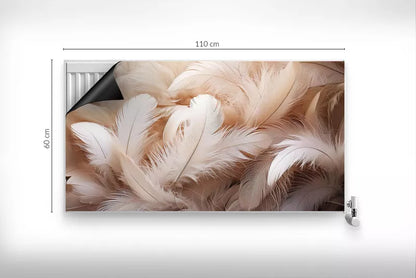 Radiatorskjuler Magnetisk 110x60 cm Fjer Beige