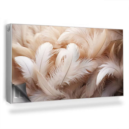 Radiatorskjuler Magnetisk 110x60 cm Fjer Beige