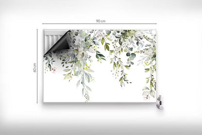 Radiatorskjuler Magnetisk 90x60 cm Akvarel Planter