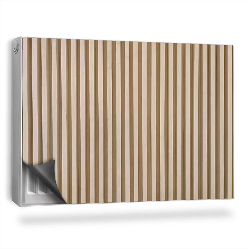 Radiatorskjuler Magnetisk 90x60 cm Lyse Trælameller