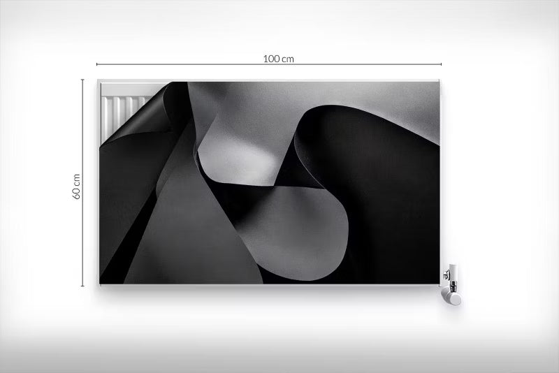 Radiatorskjuler Magnetisk Måtte 100x60 cm Geometrisk