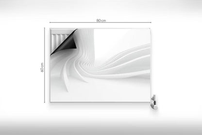 Radiatorskjuler Magnetisk Måtte 80x60 cm Geometriske Bølger