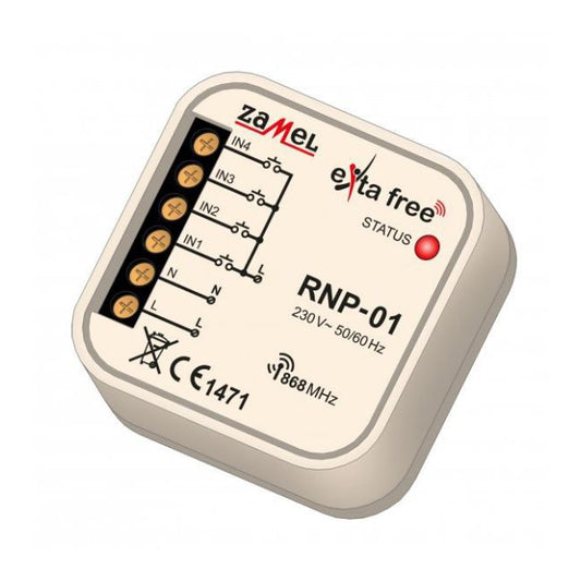 4-kanals radioindbygningssender Zamel RNP-01