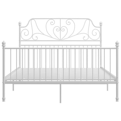 Metalsengeram Hvid 206x144x131 cm