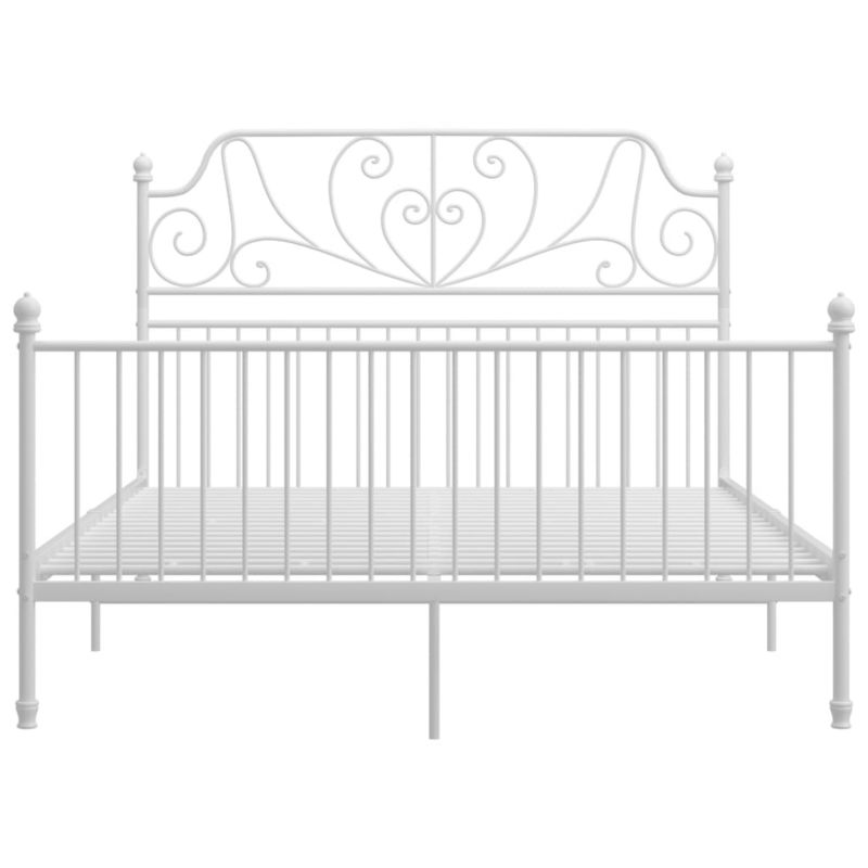 Metalsengeram Hvid 206x144x131 cm