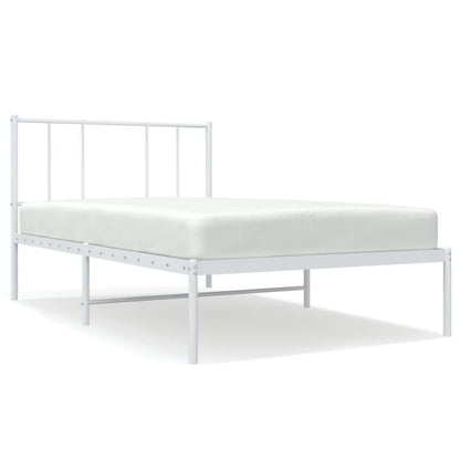 Sengeram VidaXL Klassisk Hvid med Gavl 196x80x90 cm