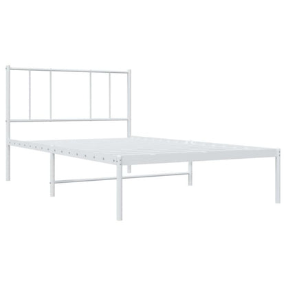 Sengeram VidaXL Klassisk Hvid med Gavl 196x80x90 cm