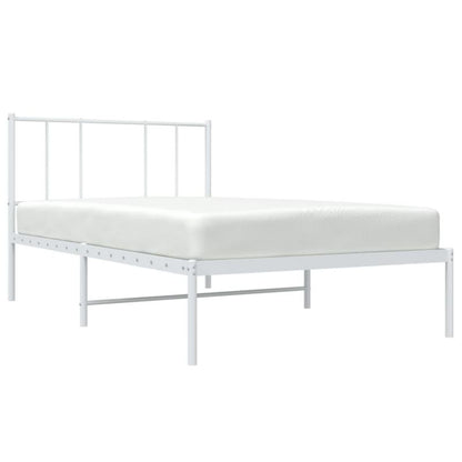 Sengeram VidaXL Klassisk Hvid med Gavl 196x80x90 cm
