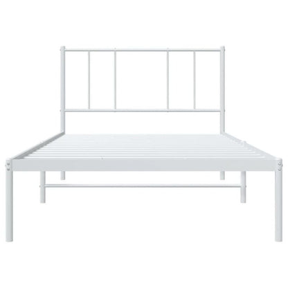 Sengeram VidaXL Klassisk Hvid med Gavl 196x80x90 cm