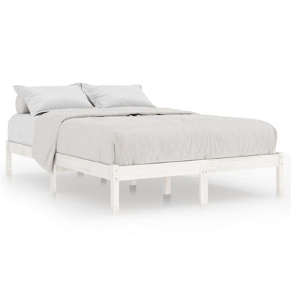 Sengebund VidaXL Træ Hvid 200x200 cm