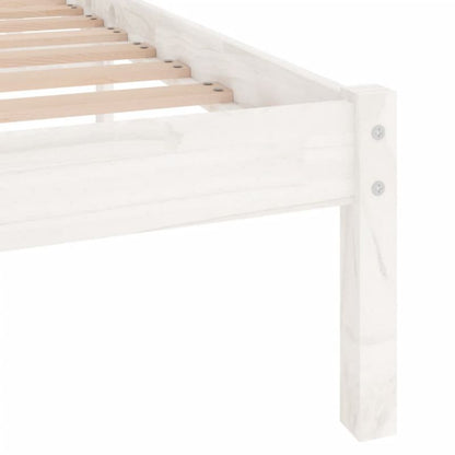 Sengebund VidaXL Træ Hvid 200x200 cm