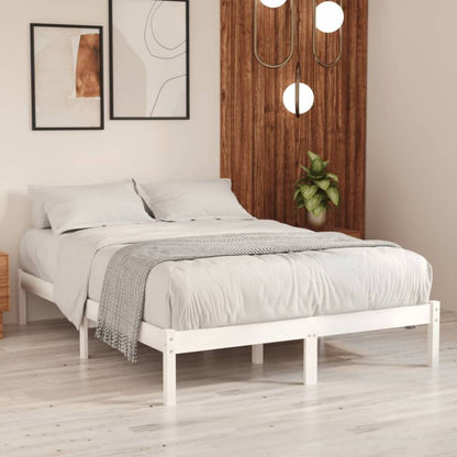 Sengeram VidaXL Lite Fyrretræ Hvid 180x200 cm