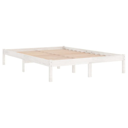 Sengeram VidaXL Lite Fyrretræ Hvid 180x200 cm