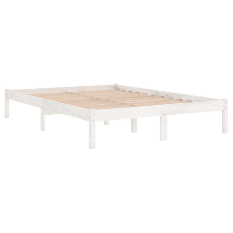 Sengeram VidaXL Lite Fyrretræ Hvid 180x200 cm