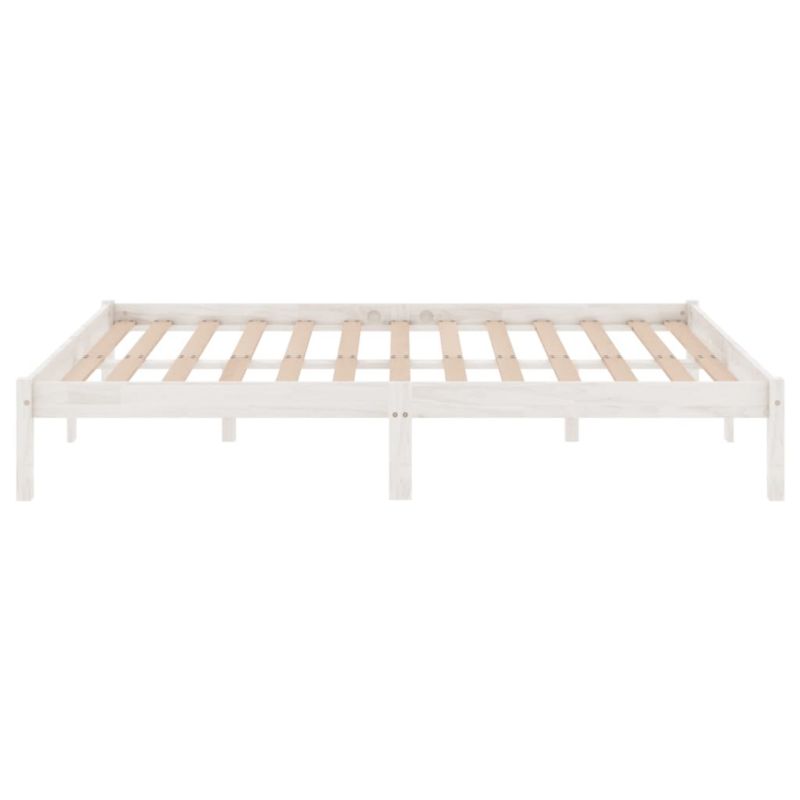 Sengeram VidaXL Lite Fyrretræ Hvid 180x200 cm