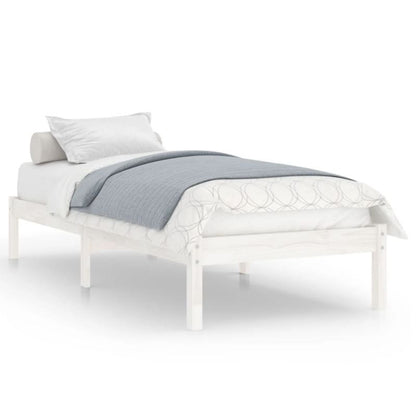 Sengeram VidaXL Lite 75x190 cm Hvid Fyrretræ