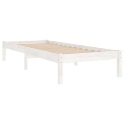 Sengeram VidaXL Lite 75x190 cm Hvid Fyrretræ