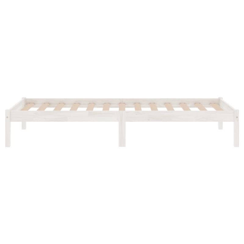 Sengeram VidaXL Lite 75x190 cm Hvid Fyrretræ