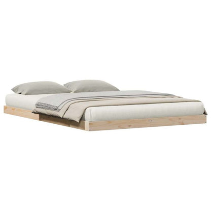 Sengeramme 140x200 cm Naturlig Fyrretræ WM-869752