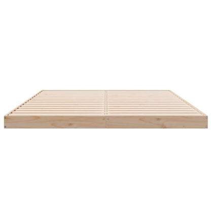 Sengeramme 140x200 cm Naturlig Fyrretræ WM-869752