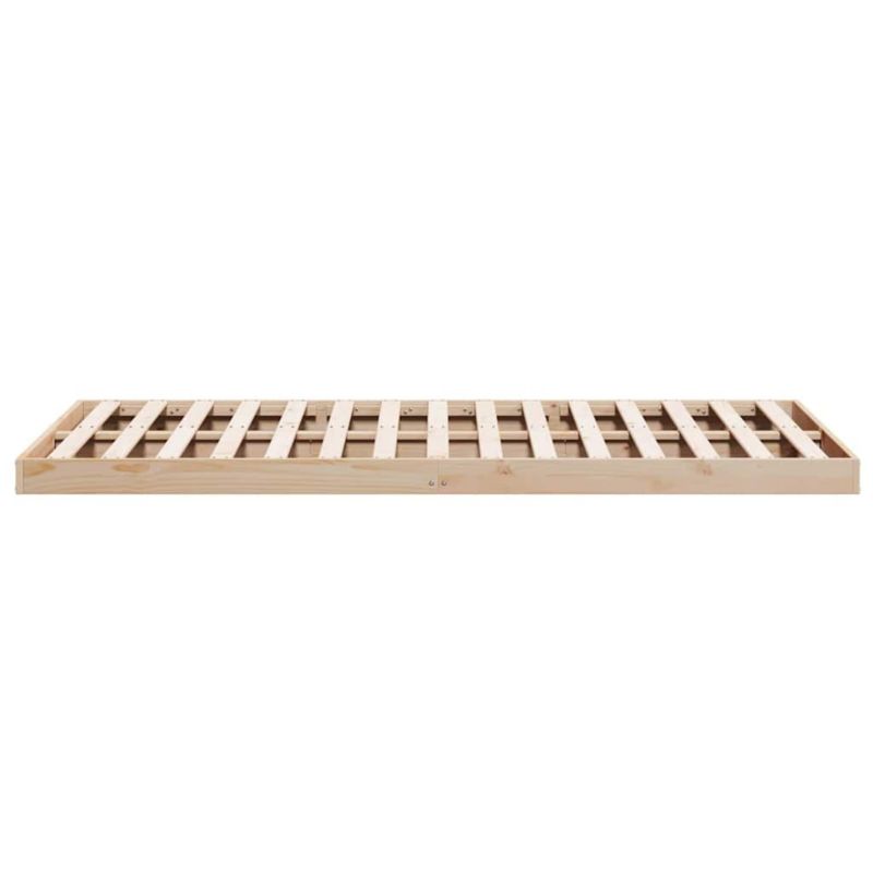 Sengeramme 140x200 cm Naturlig Fyrretræ WM-869752