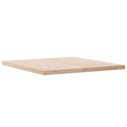 Sengeram 180x200 cm Naturlig Fyrretræ WM-869756