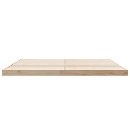 Sengeram 180x200 cm Naturlig Fyrretræ WM-869756