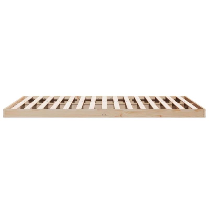 Sengeram 180x200 cm Naturlig Fyrretræ WM-869756