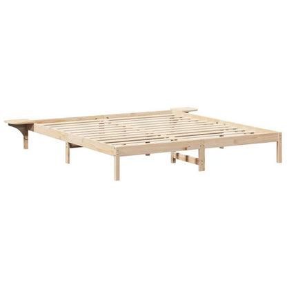 Sengeramme 180x200 cm Naturlig Fyrretræ WM-873178