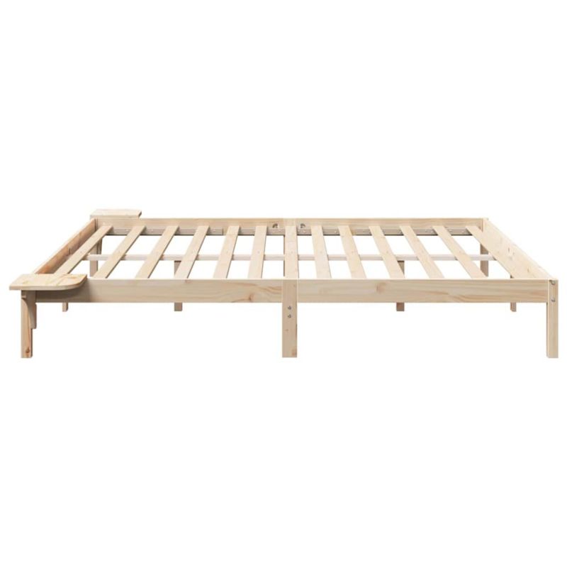Sengeramme 180x200 cm Naturlig Fyrretræ WM-873178