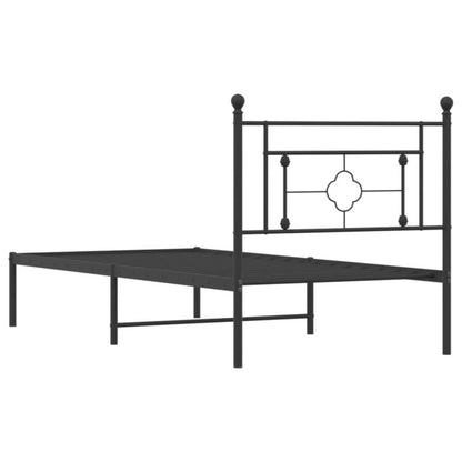 Sengeram 90x200 cm Sort Stål WM-374332