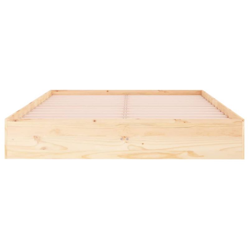 Sengebund VidaXL Lite Fyrretræ Stabil Konstruktion 135x190 cm