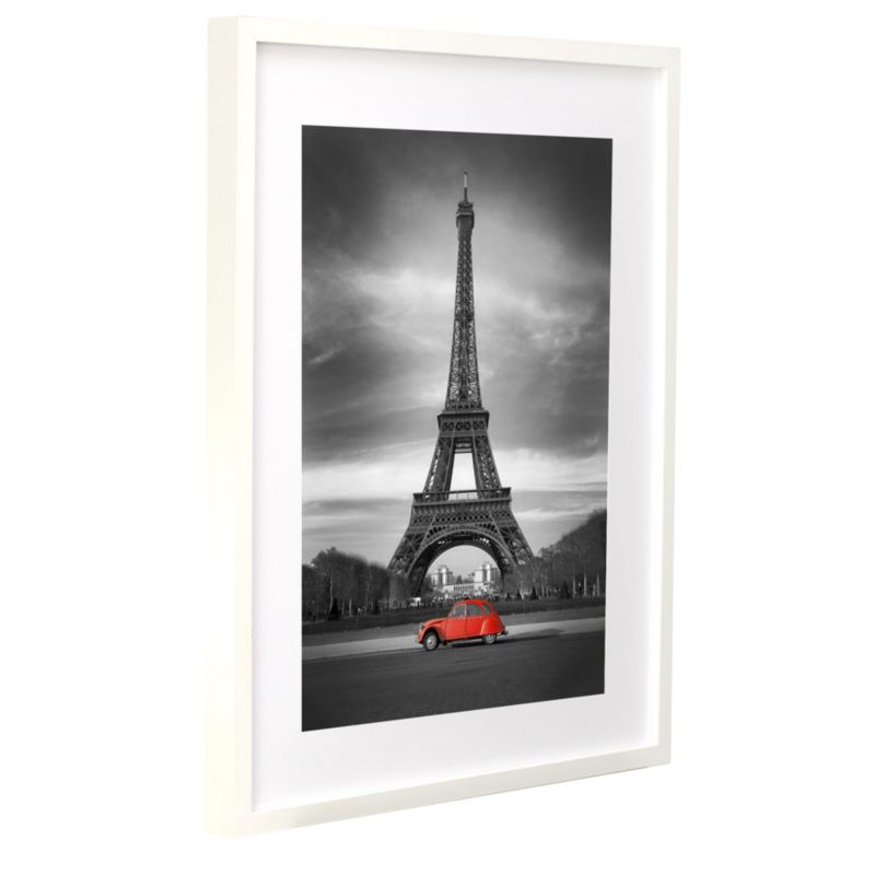 BD art plakatramme 50x70 cm med passepartout hvid 1 stk.