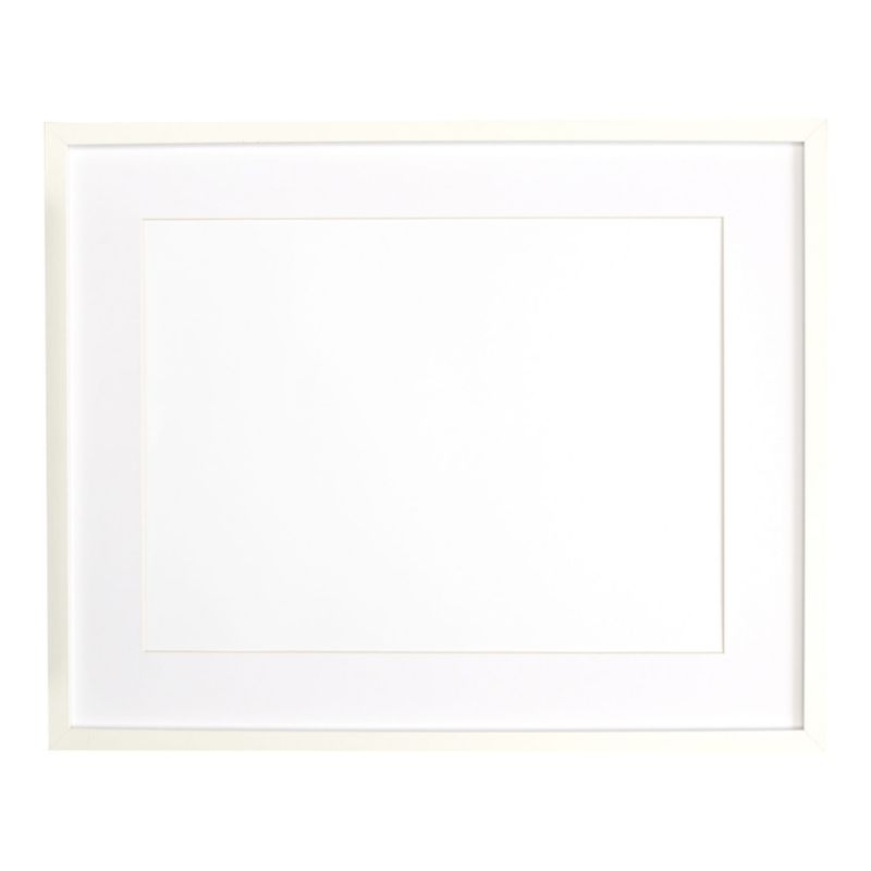 BD art plakatramme 50x70 cm med passepartout hvid 1 stk.