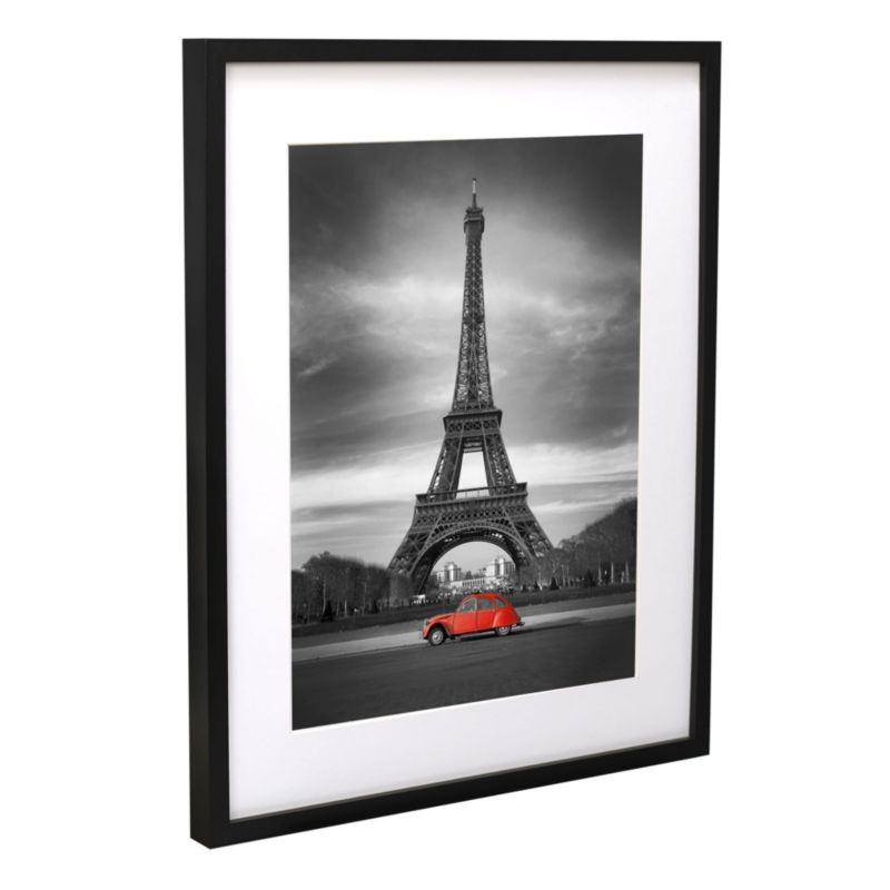 BD art plakatramme 50x70 cm med passepartout sort 1 stk.