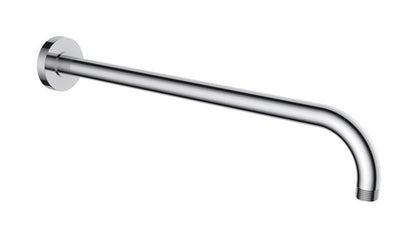 Ramię Deszczownicy Okrągłe 40 cm Chrom Mosiądz z Rozetą | 5903003002574