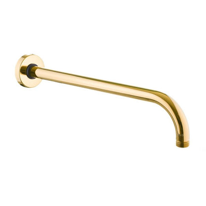 Brusehovedarm Rund 40 cm Gylden Poleret Messing | 5903003006138