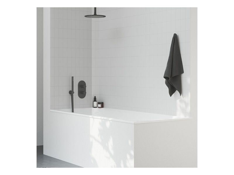 Loftsarm til Brusehoved 30 cm Sort Mat