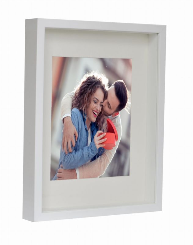 3D box-ramme BD art buketter dyb 28x35 cm hvid 1 stk.