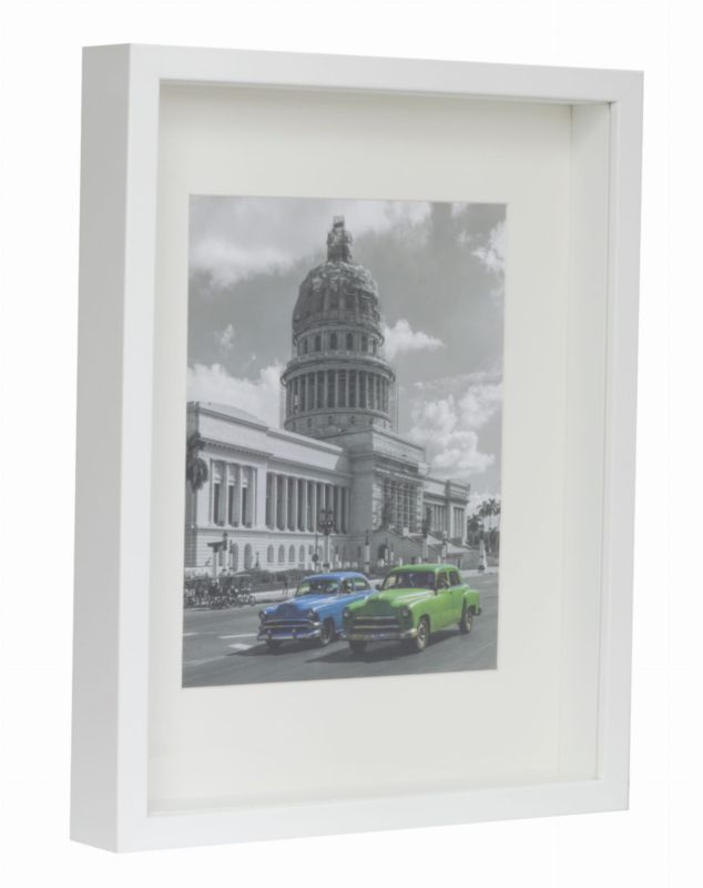 3D box-ramme BD art buketter dyb 28x35 cm hvid 1 stk.